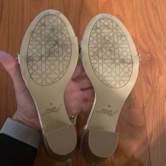 Jewel Badgley Mischka Block Heel Dress Sandals size 8 - Picture 5 of 5